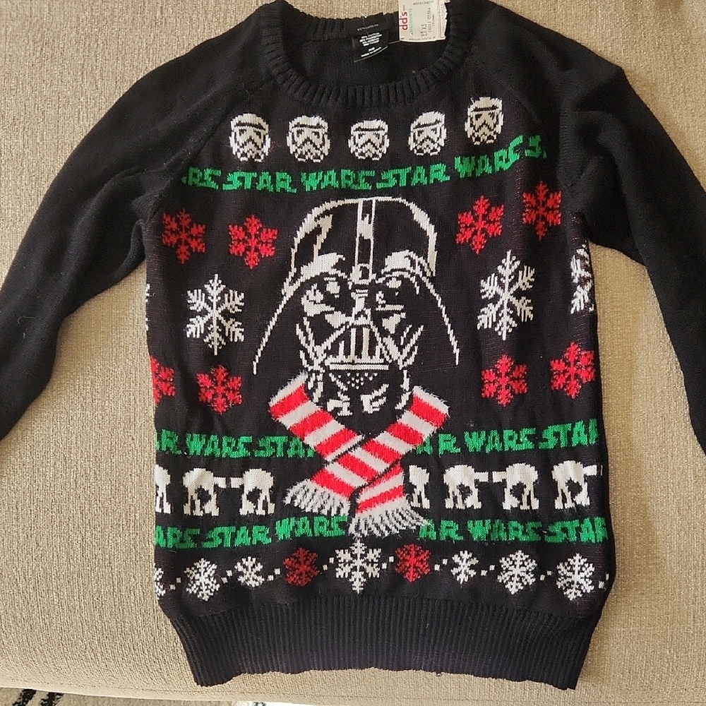 Star Wars Black Darth Vader Christmas Holiday Sweater